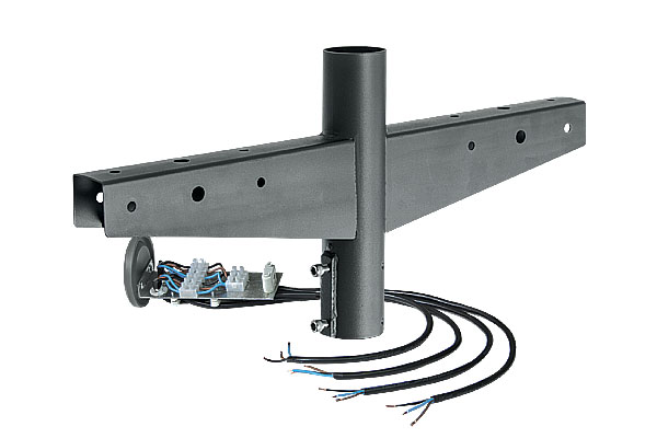 Pole-top 2-way mounting bracket (180°) for maximum 4 luminaires